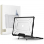 Capa Tech-Protect SmartShell Pro para Apple MacBook Air 13" (M2/M3/M4/M5) 2023-2025, preta/transparente