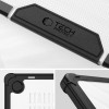 Capa Tech-Protect SmartShell Pro para Apple MacBook Air 13" (M2/M3/M4/M5) 2023-2025, preta/transparente