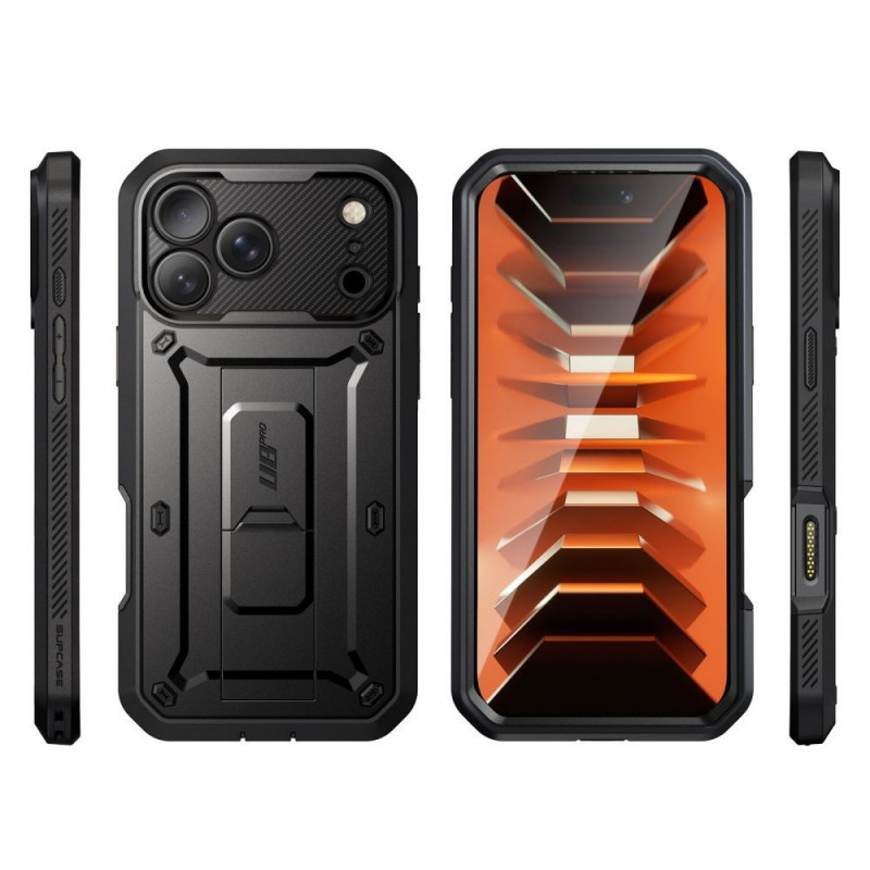 Capa Supcase Unicorn Beetle Pro para Apple iPhone 17 Pro Max / 18 Pro Max, preta
