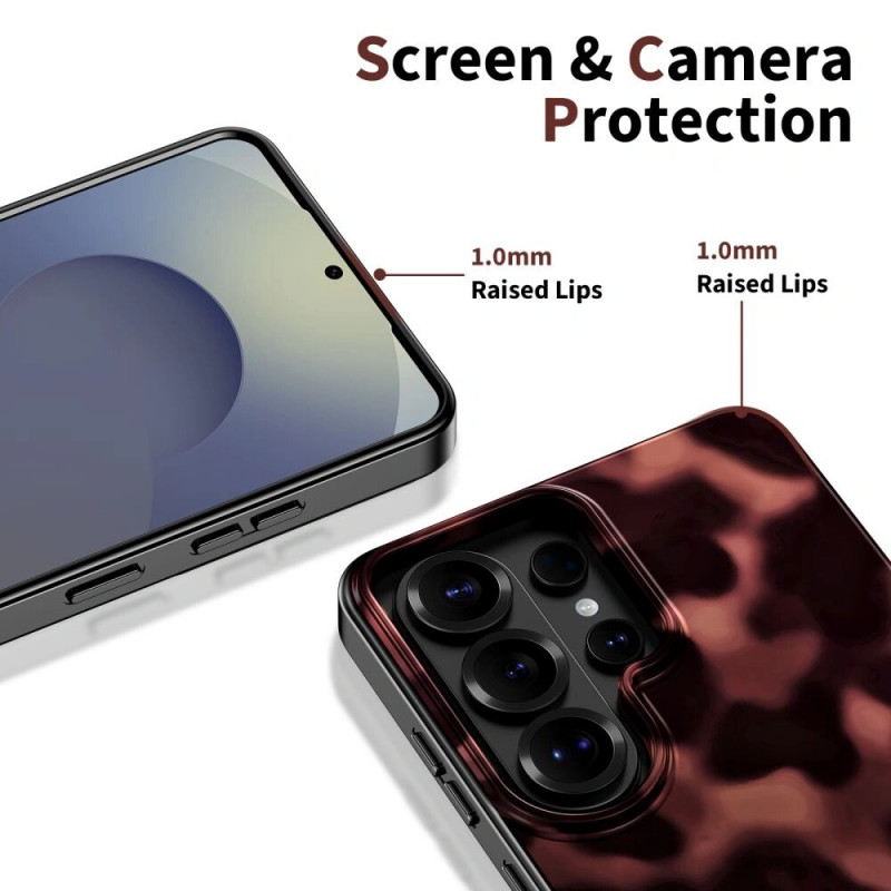 Capa Tech-Protect Lamano MagSafe para Samsung Galaxy S26 Ultra, castanha e preta