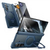 Capa Supcase UB Aero MagSafe para Samsung Galaxy Z Fold 8 Ultra com vidro temperado e vidro de privacidade, azul aramida