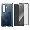 Capa Supcase UB Aero MagSafe para Samsung Galaxy Z Fold 8 Ultra com vidro temperado e vidro de privacidade, azul aramida
