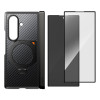 Capa Supcase UB Aero MagSafe para Samsung Galaxy Z Fold 8 Ultra com vidro temperado e vidro de privacidade, Aramid Black