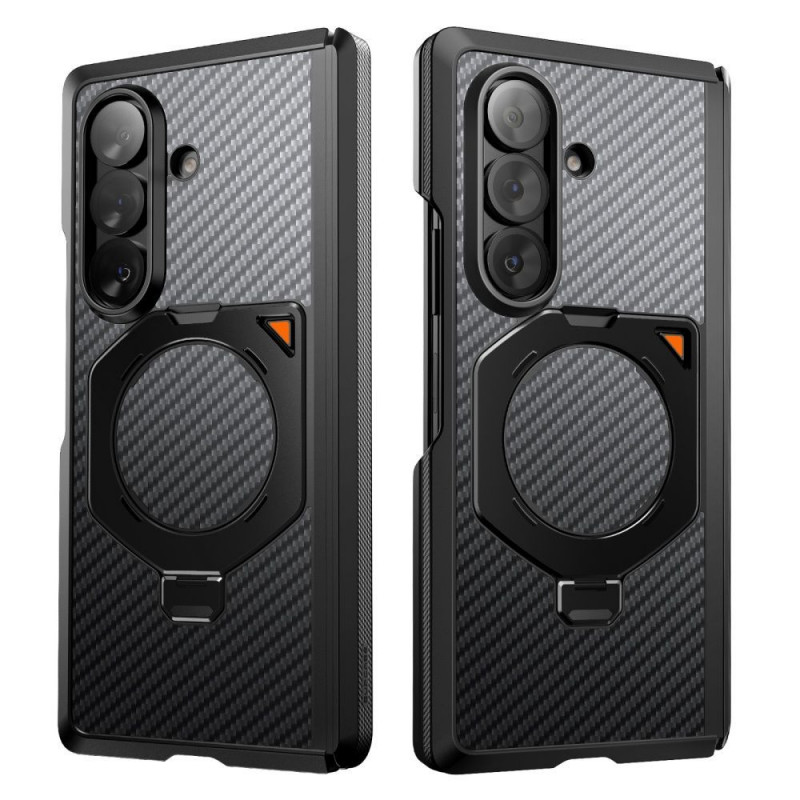 Capa Supcase UB Aero MagSafe para Samsung Galaxy Z Fold 8 Ultra com vidro temperado e vidro de privacidade, Aramid Black