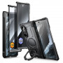 Capa Supcase UB Grip Mag MagSafe para Samsung Galaxy Z Fold 8 com vidro temperado e vidro de privacidade, preta