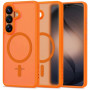 Capa Tech-Protect Magmat MagSafe para Samsung Galaxy S26, Laranja Mate