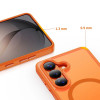 Capa Tech-Protect Magmat MagSafe para Samsung Galaxy S26, Laranja Mate