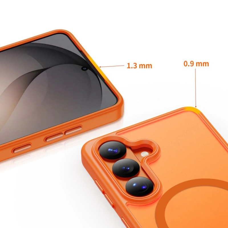Capa Tech-Protect Magmat MagSafe para Samsung Galaxy S26, Laranja Mate