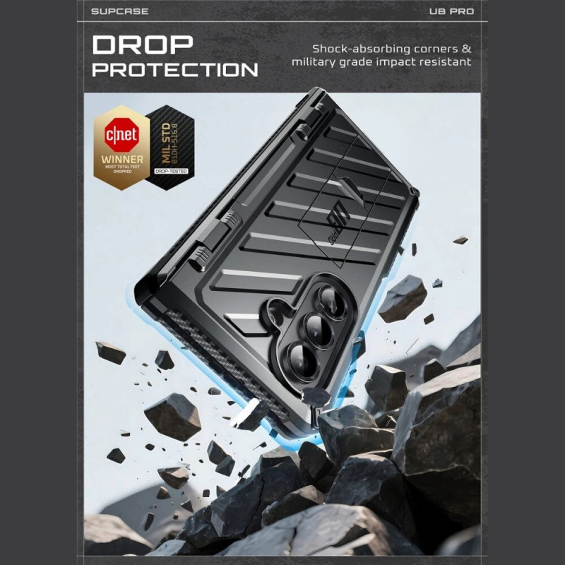 Supcase Capa Unicorn Beetle Pro para Samsung Galaxy Z Fold 7, preta