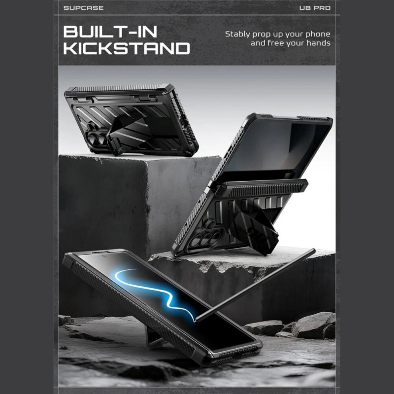 Supcase Capa Unicorn Beetle Pro para Samsung Galaxy Z Fold 7, preta