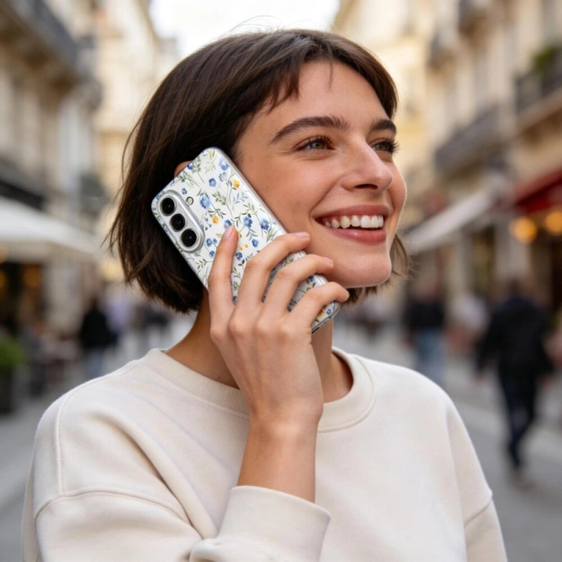 Capa Tech-Protect FlexAir para Samsung Galaxy A57 5G, Spring Flowers