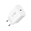 Carregador de parede USB-C de 1 porta Tech-Protect NC20W PD 20W com cabo Lightning, branco, 100 cm