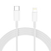 Carregador de parede USB-C de 1 porta Tech-Protect NC20W PD 20W com cabo Lightning, branco, 100 cm