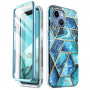 Capa Supcase Cosmo para Apple iPhone 14 Plus / 15 Plus, azul oceano