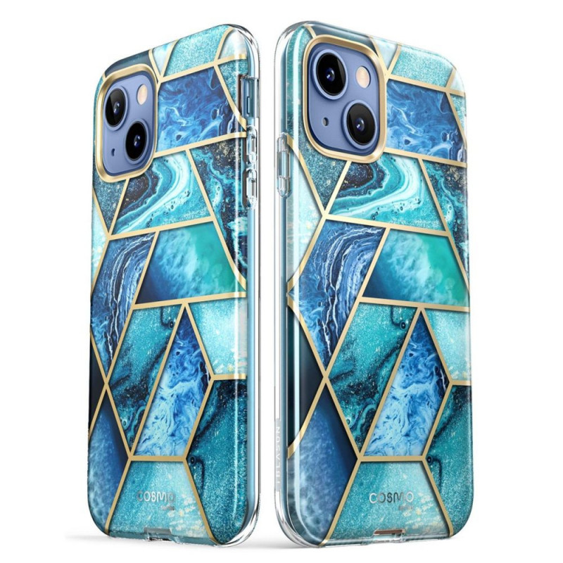 Capa Supcase Cosmo para Apple iPhone 14 Plus / 15 Plus, azul oceano