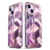 Capa Supcase Cosmo para Apple iPhone 14 Plus / 15 Plus, Marble Purple