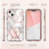 Capa Cosmo Supcase para Apple iPhone 14 Plus / 15 Plus, rosa mármore