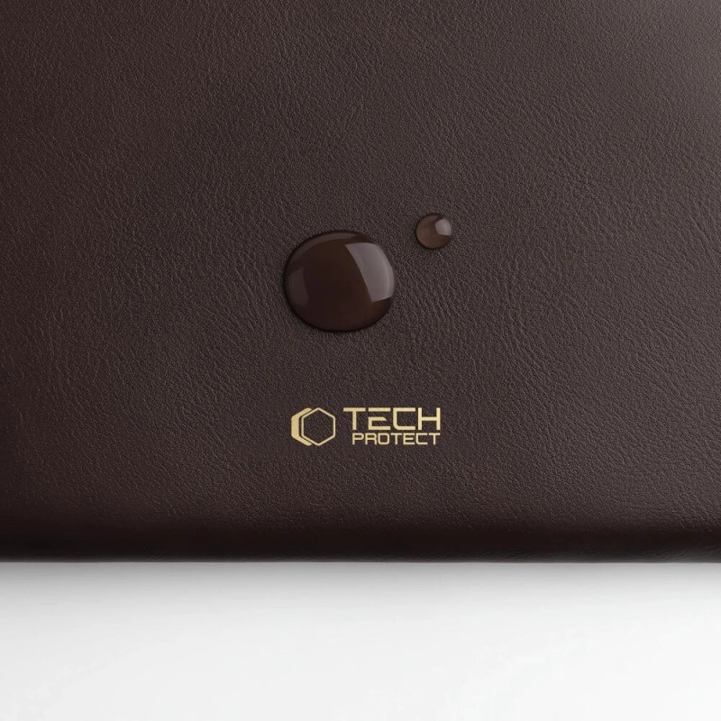 Manga para portátil Tech-Protect Fleece 13-14", Chocolate (Castanho)