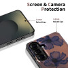 Capa Tech-Protect Lamano MagSafe para Samsung Galaxy A57 5G, castanha e roxa