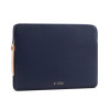 Manga para portátil Tech-Protect Fleece 13-14" azul-marinho