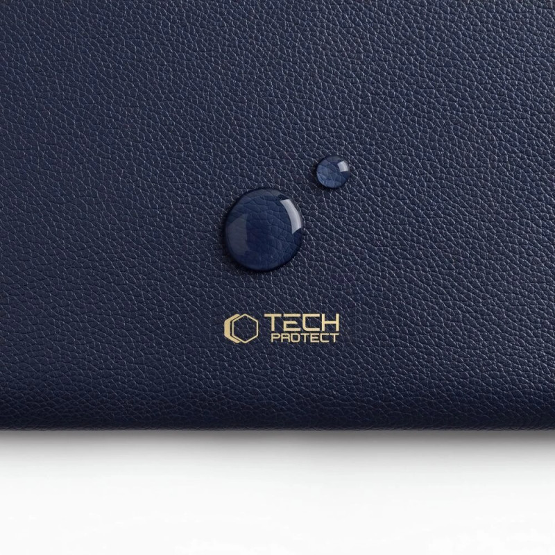 Manga para portátil Tech-Protect Fleece 13-14" azul-marinho