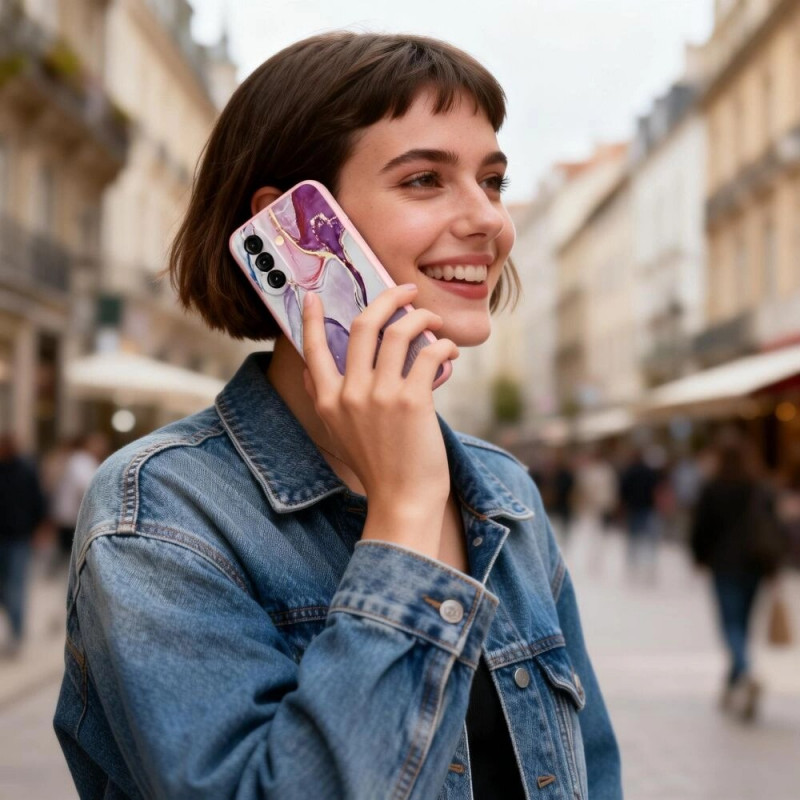 Capa Tech-Protect Icon para Samsung Galaxy A37 5G, Marble