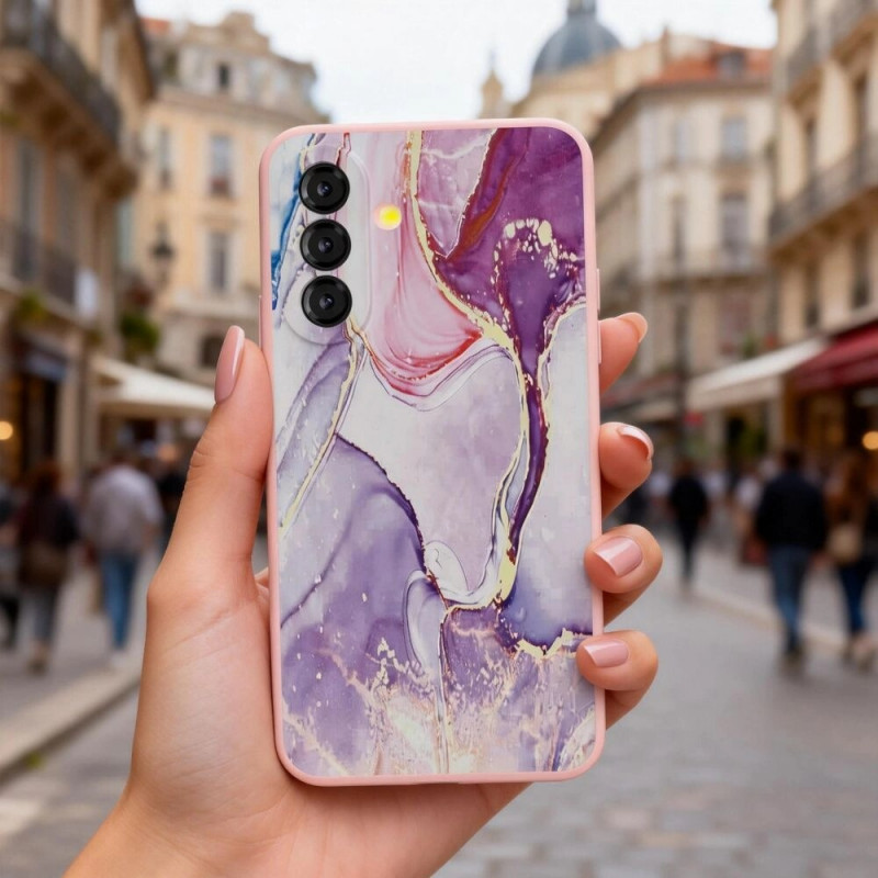 Capa Tech-Protect Icon para Samsung Galaxy A37 5G, Marble