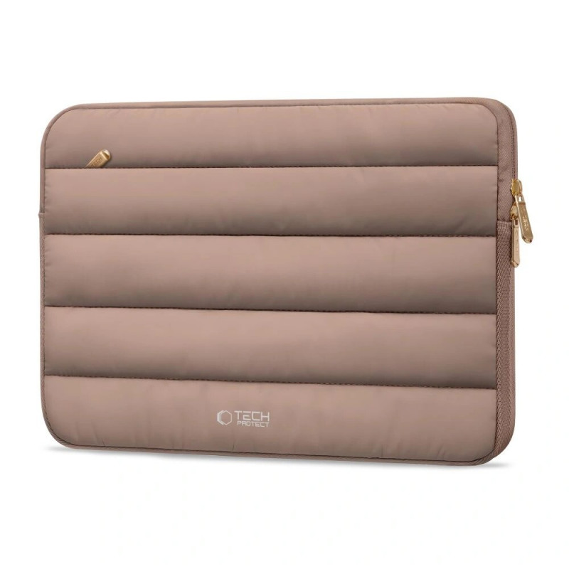 Capa para portátil Tech-Protect Fluffy 13-14", Walnut (Castanho)