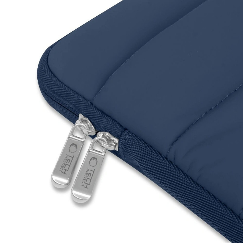 Capa para portátil Tech-Protect Fluffy 13-14" Azul-marinho