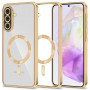 Capa MagFlex MagSafe Tech-Protect para Samsung Galaxy A37 5G, dourado brilhante