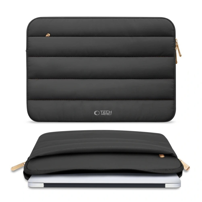 Capa para portátil Tech-Protect Fluffy 15-16", preta