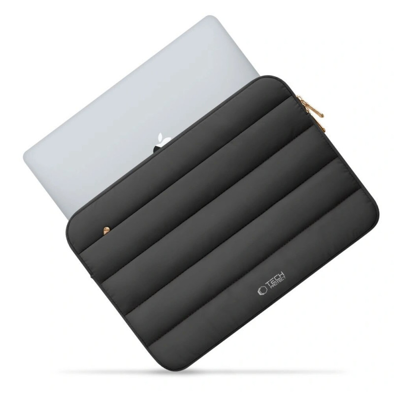 Capa para portátil Tech-Protect Fluffy 15-16", preta