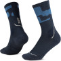 Meias Buff Merino MW Crew MWC2, Night Blue, L