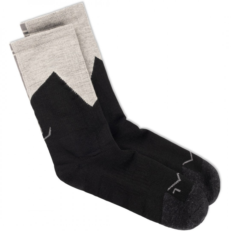Buff Merino MW Crew Socks MWC1, Preto, L