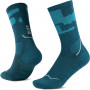 Meias Buff Merino MW Crew MWC2, verde-azulado, L