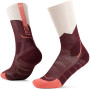 Meias Buff Merino MW Crew MWC1, Vinho, L