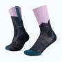 Meias de cano alto Buff Merino MW Crew MWC1, Orchid, L