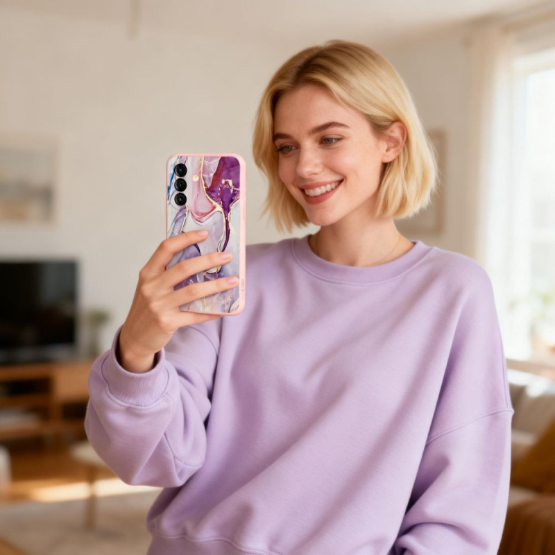 Capa Tech-Protect Icon para Samsung Galaxy A27 5G, mármore