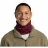 Buff Cachecol multifuncional Merino Midweight, Melange Tibetan Red