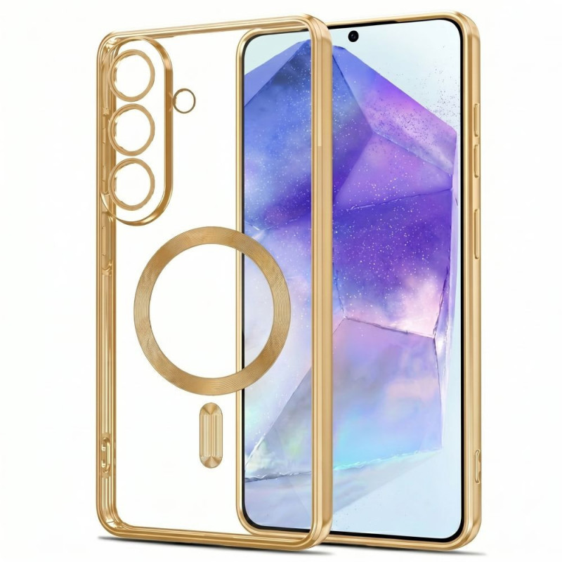 Capa MagFlex MagSafe Tech-Protect para Samsung Galaxy A27 5G, dourado brilhante