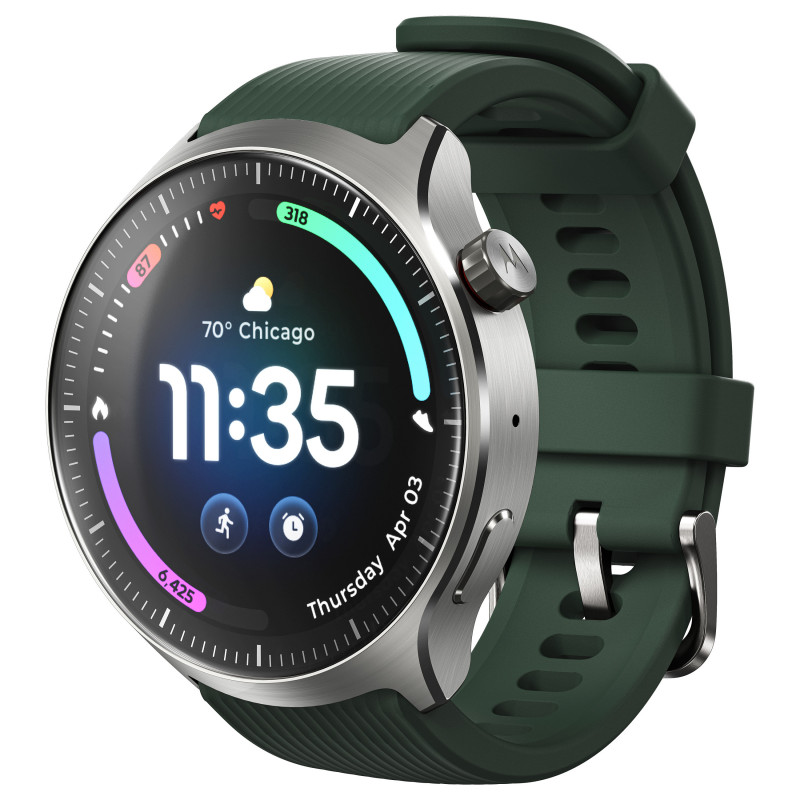 Motorola Moto Watch Ultra PBCX0007SE, prateado
