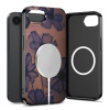 Capa Tech-Protect Lamano MagSafe para Apple iPhone 16e / 17e, castanha e roxa (Velvet Night)