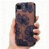 Capa Tech-Protect Lamano MagSafe para Apple iPhone 16e / 17e, castanha e roxa (Velvet Night)