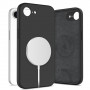 Capa Tech-Protect Silicone MagSafe para Apple iPhone 16e / 17e, preta