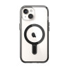 Capa Speck Presidio Perfect-Clear ClickLock & MagSafe SPK526 para Apple iPhone 15 / 14 / 13, transparente / preto fosco / cinzento ardósia