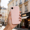 Capa Tech-Protect Silicone MagSafe para Apple iPhone 16e / 17e, rosa pérola
