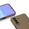 Capa de silicone Tech-Protect Icon para Samsung Galaxy A27 5G, castanha