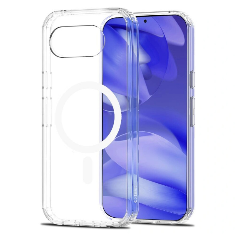 Capa Tech-Protect FlexAir Hybrid MagSafe para Google Pixel 10a, transparente