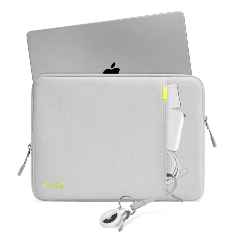 Mala para portátil Tech-Protect Defender 15-16", cinzento Crayon