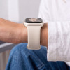 Pulseira de silicone Tech-Protect para Apple Watch 8 / 9 / 10 / 11 / 12 / SE / Ultra 44/45/46/49 mm, Starlight